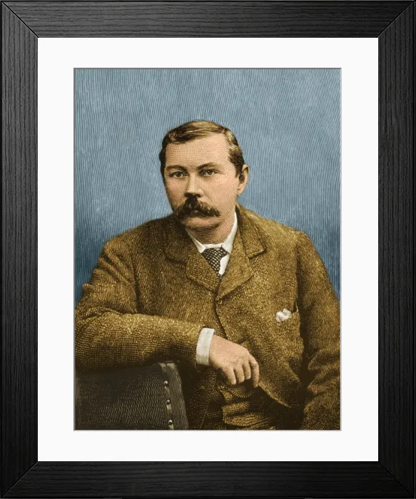 Framed Print : Arthur Conan Doyle, Scottish Author