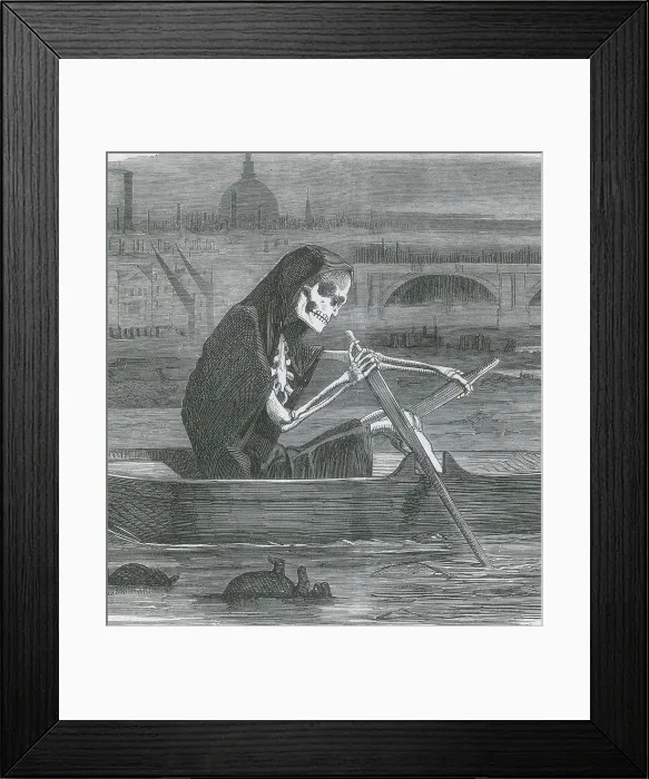 Framed Print : The Great Stink, 1858 Framed Print : The Great Stink, 1858