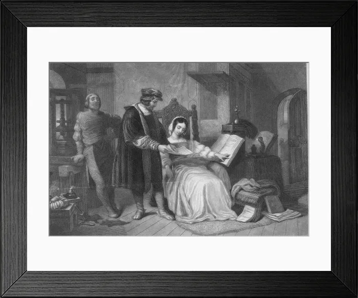 Framed Print : Johannes Gutenberg, German Inventor and Publisher Framed Print : Johannes Gutenberg, German Inventor and Publisher