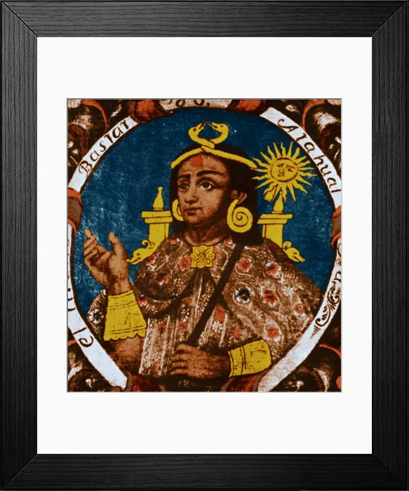 Framed Print : Atahualpa, Last Emperor of the Incan Empire Framed Print : Atahualpa, Last Emperor of the Incan Empire