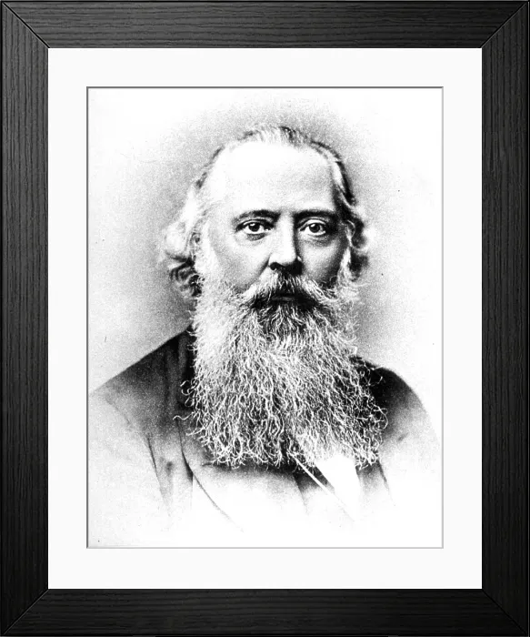 Framed Print : Johann Thudichum, German Physician and Biochemist Framed Print : Johann Thudichum, German Physician and Biochemist
