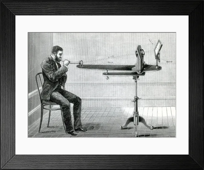 Framed Print : Bell's Photophone Transmitter, 1880 Framed Print : Bell's Photophone Transmitter, 1880