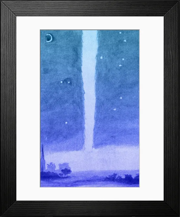 Framed Print : Newton's Comet, 1680 Framed Print : Newton's Comet, 1680