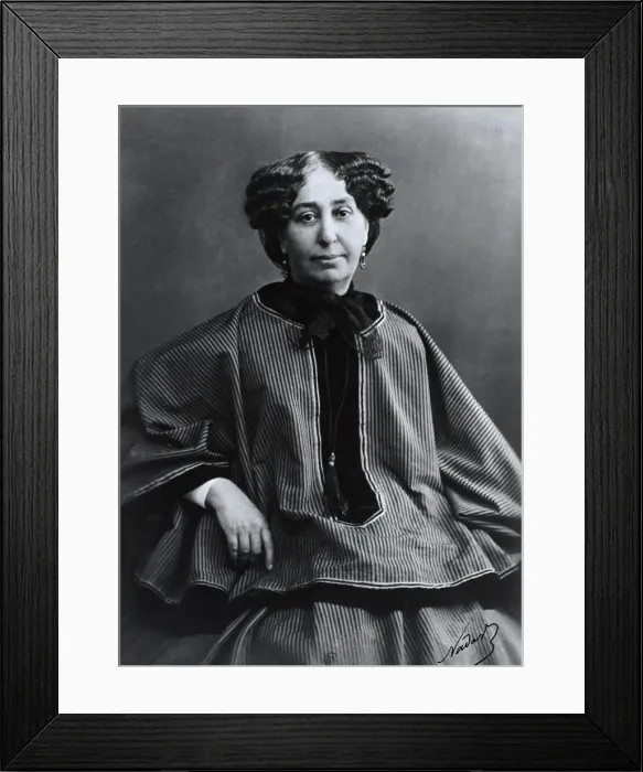 Framed Print : George Sand, French Author and Feminist Framed Print : George Sand, French Author and Feminist