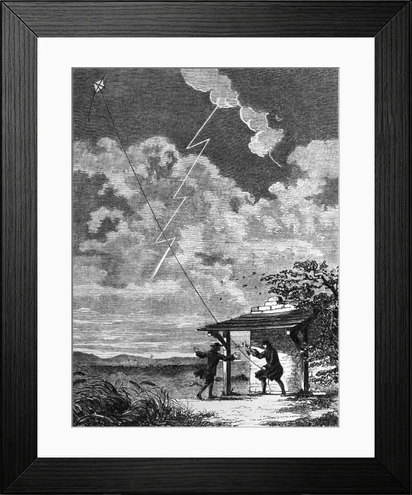 Framed Print : Benjamin Franklin, American Polymath Framed Print : Benjamin Franklin, American Polymath