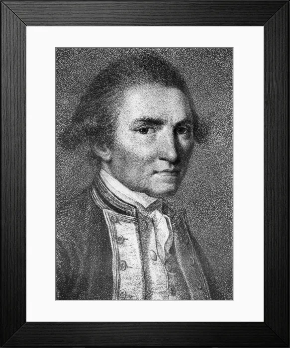 Framed Print : Captain James Cook, English Explorer Framed Print : Captain James Cook, English Explorer