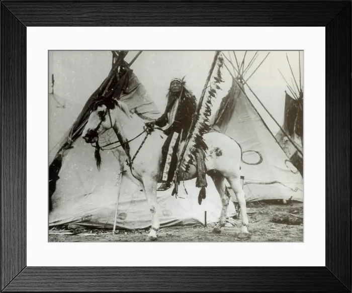Framed Print : Iron Tail, Sioux Chief, Early 1900s Framed Print : Iron Tail, Sioux Chief, Early 1900s