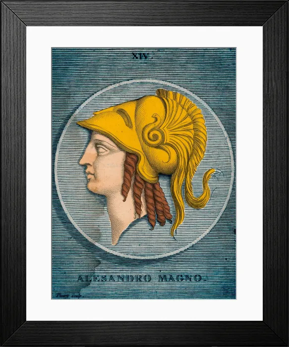 Framed Print : Alexander the Great, Greek King of Macedon Framed Print : Alexander the Great, Greek King of Macedon