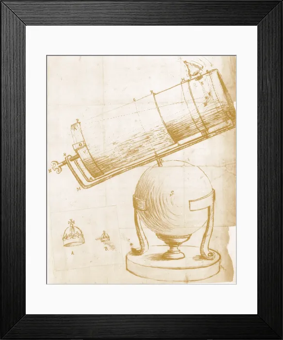 Framed Print : reflecting telescope Framed Print : reflecting telescope
