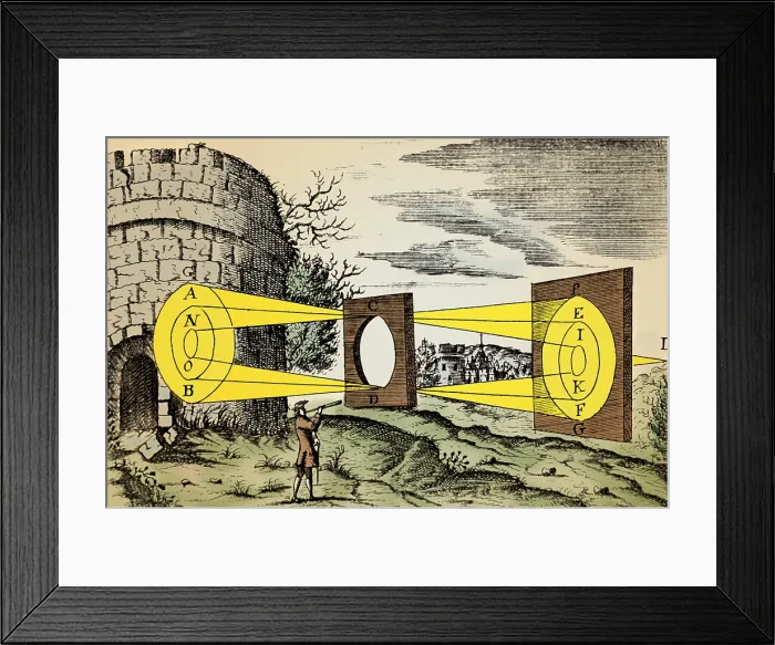 Framed Print : Properties of Light, 1685 Framed Print : Properties of Light, 1685