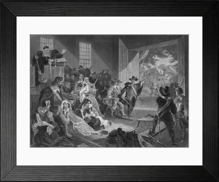Framed Print : The Angel of Hadley, 1675 Framed Print : The Angel of Hadley, 1675