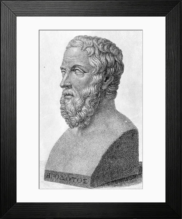Framed Print : Herodotus, Ancient Greek Historian, Father of History