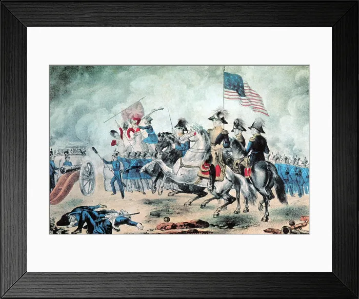 Framed Print : War of 1812, Battle of New Orleans, 1815 Framed Print : War of 1812, Battle of New Orleans, 1815