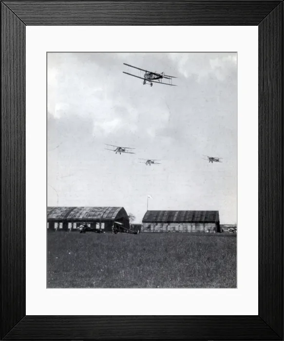 Framed Print : WWI, Bristol Fighters Depart, 1918