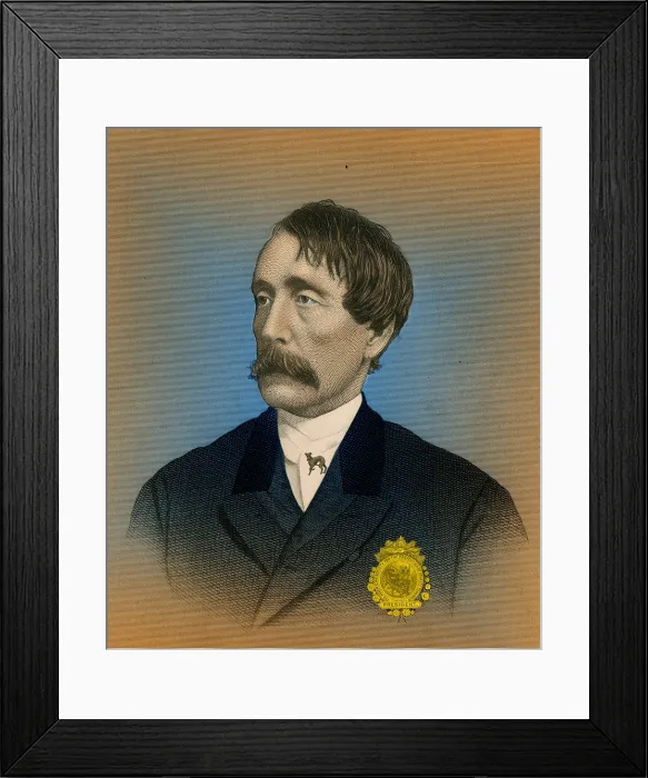 Framed Print : Henry Bergh, American Founder of ASPCA Framed Print : Henry Bergh, American Founder of ASPCA
