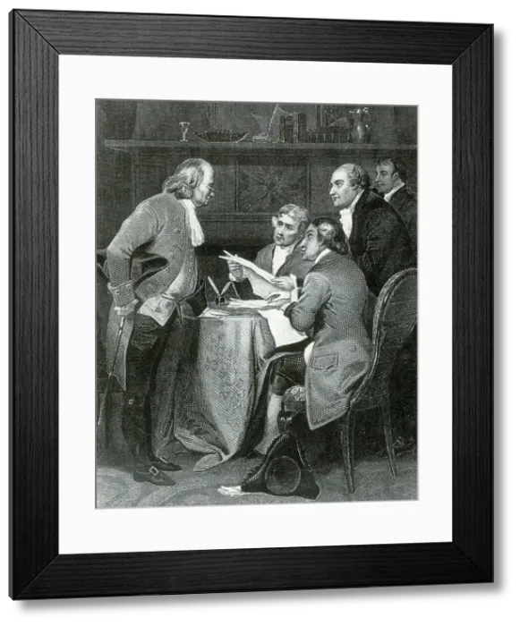 Framed Print : Committee of Five, Declaration of Independence Framed Print : Committee of Five, Declaration of Independence