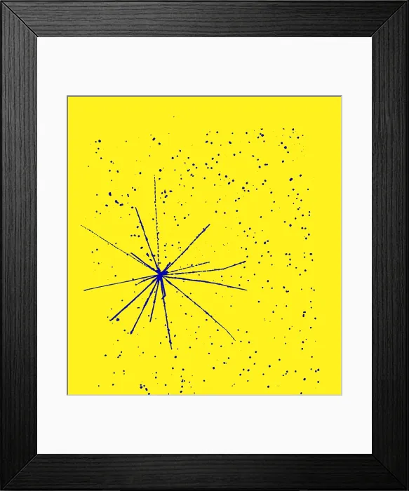 Framed Print : Particle Tracks Framed Print : Particle Tracks