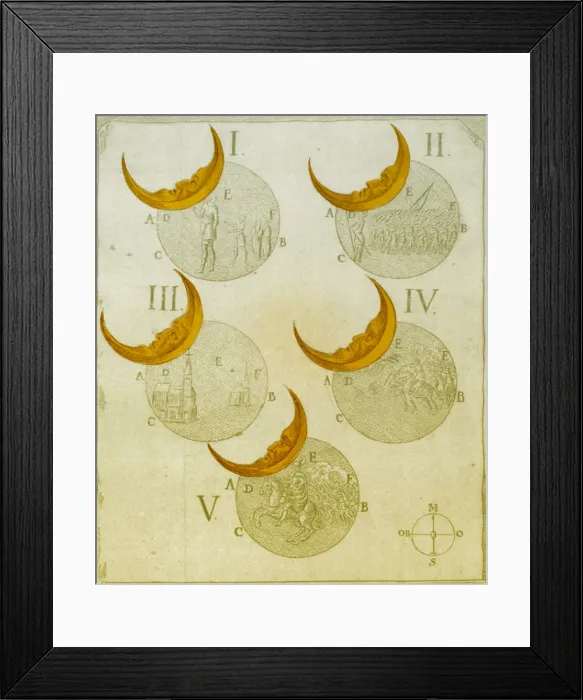 Framed Print : Phases of an eclipse Framed Print : Phases of an eclipse
