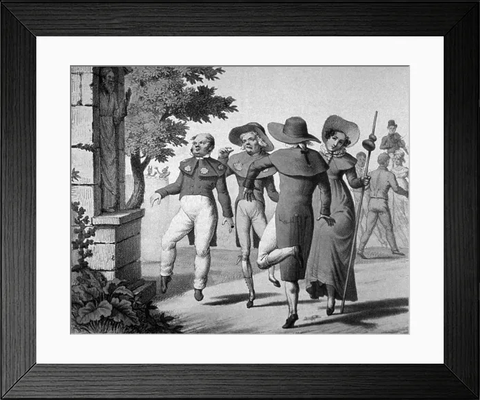 Framed Print : St. Vitus Dance, 1823 Framed Print : St. Vitus Dance, 1823