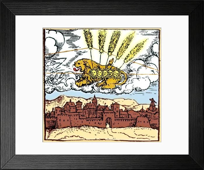 Framed Print : Petrus Apianus, Halley's Comet, 1531 Framed Print : Petrus Apianus, Halley's Comet, 1531