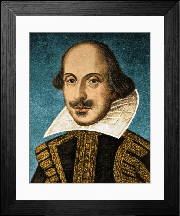 Framed Print : William Shakespeare, English Poet and Playwright Framed Print : William Shakespeare, English Poet and Playwright