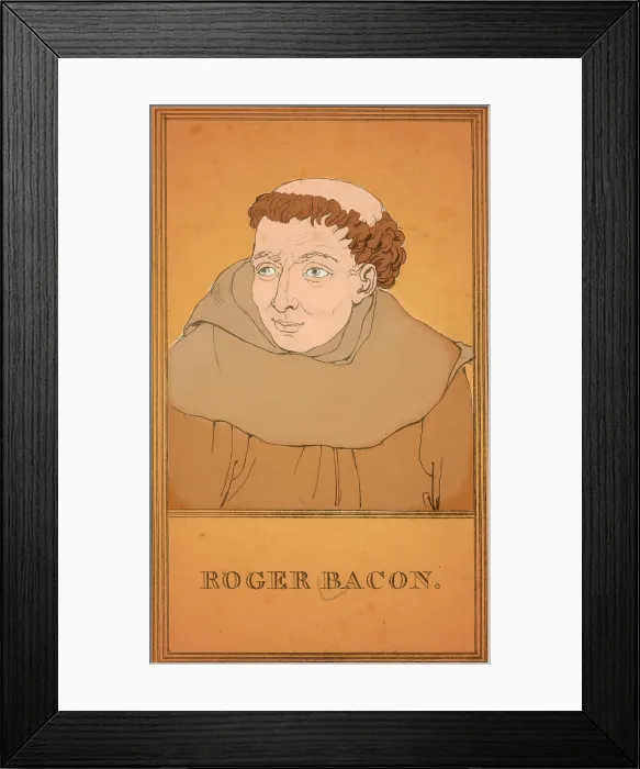 Framed Print : Roger Bacon, English Philosopher Framed Print : Roger Bacon, English Philosopher