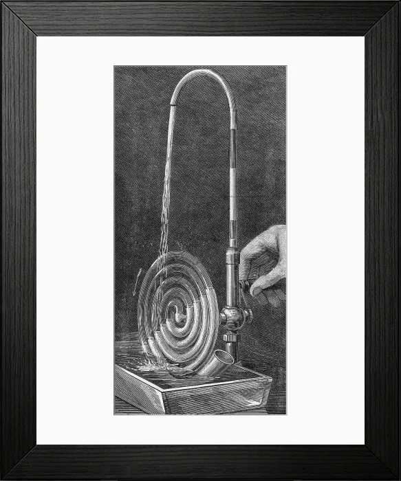 Framed Print : Wirtz Spiral Pump Framed Print : Wirtz Spiral Pump