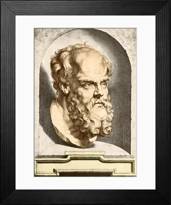 Framed Print : Socrates, Ancient Greek Philosopher