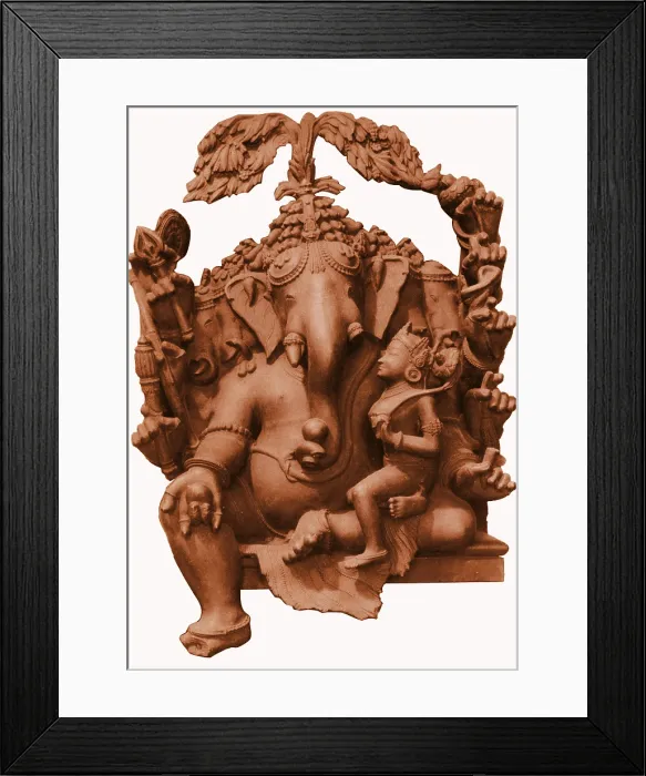 Framed Print : Ganesha, Hindu God Framed Print : Ganesha, Hindu God