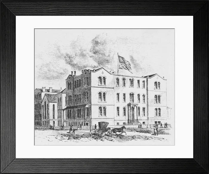 Framed Print : Nursery and Child's Hospital, New York