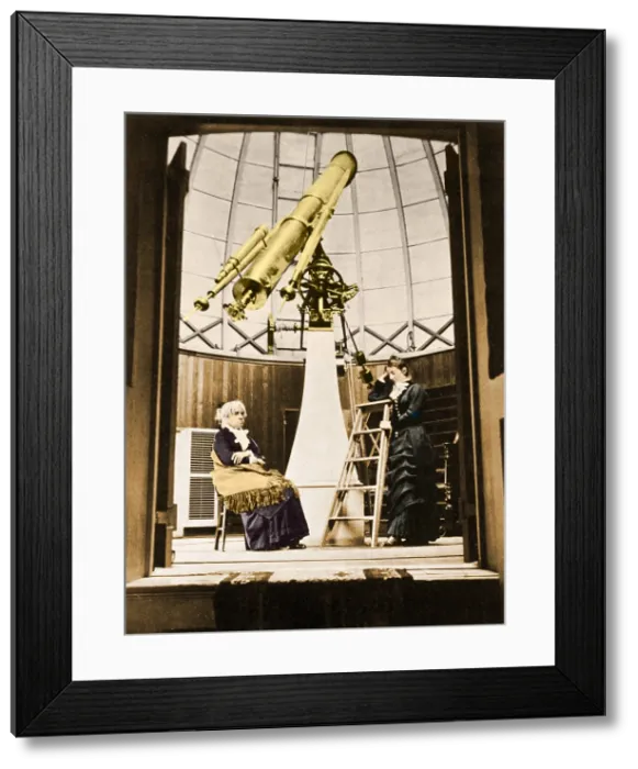 Framed Print : Maria Mitchell, American Astronomer