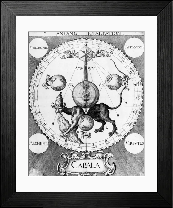 Framed Print : Alchemy Illustration Framed Print : Alchemy Illustration