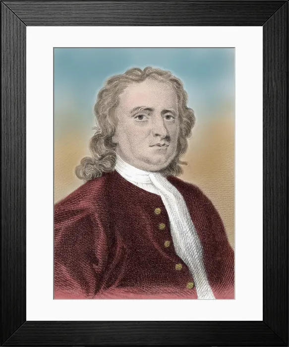 Framed Print : Isaac Newton, English Polymath