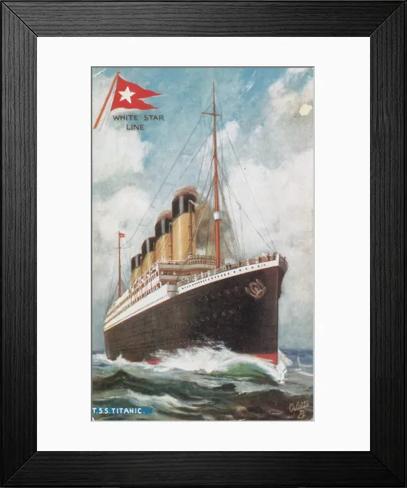 Framed Print : RMS Titanic, 1912