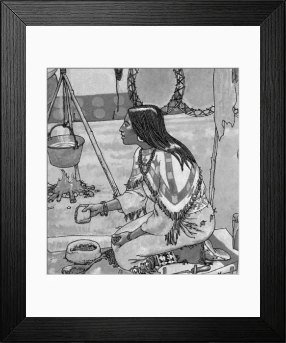 Framed Print : Native American Medicine
