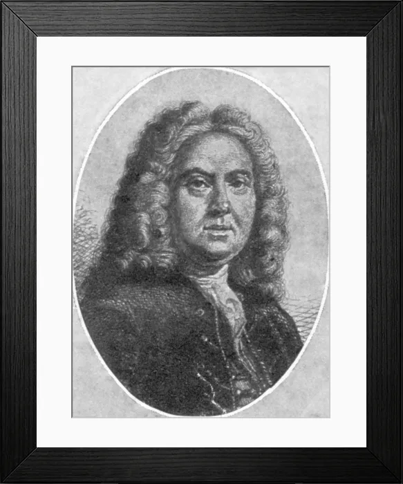 Framed Print : Colley Cibber, English Poet Laureate Framed Print : Colley Cibber, English Poet Laureate