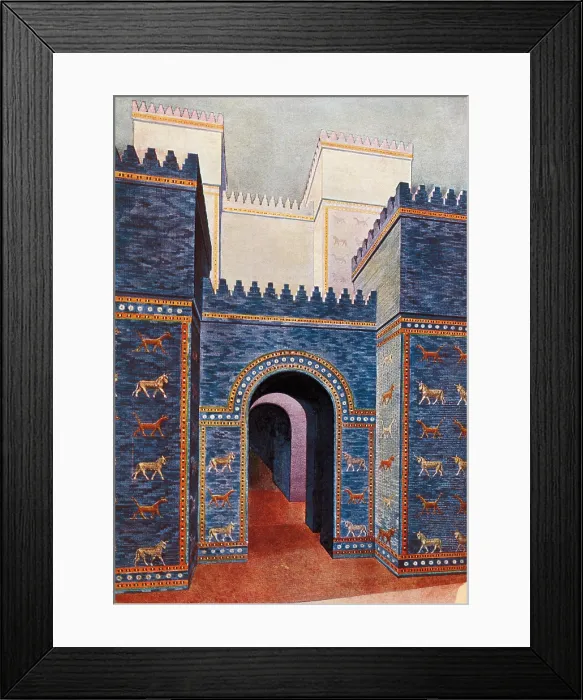 Framed Print : Gate of Ishtar, Babylonia Framed Print : Gate of Ishtar, Babylonia