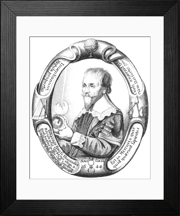 Framed Print : Johannes Huniades, Hungarian Alchemist Framed Print : Johannes Huniades, Hungarian Alchemist