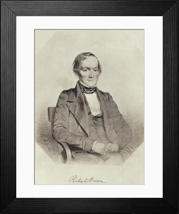Framed Print : Richard Owen, English Paleontologist Framed Print : Richard Owen, English Paleontologist