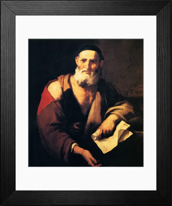 Framed Print : Leucippus, Ancient Greek Philosopher