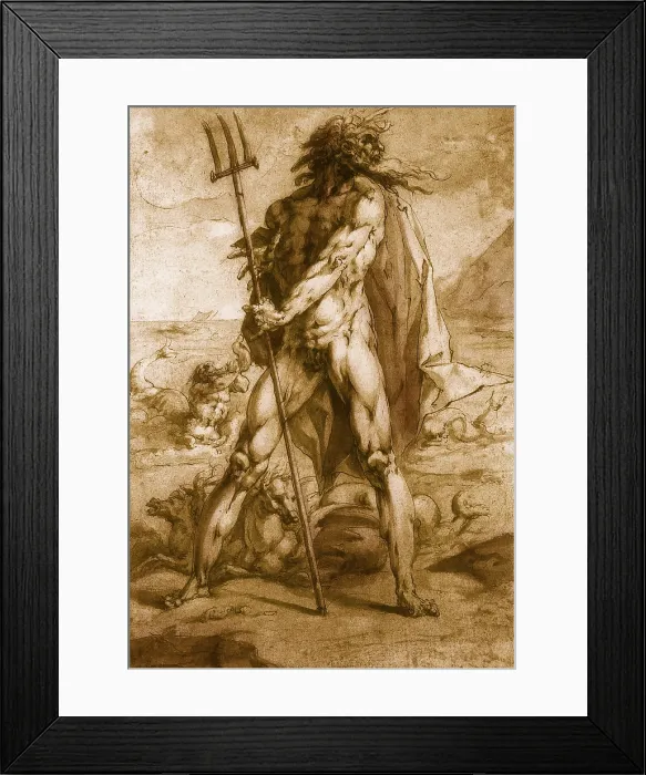 Framed Print : Neptune, Roman God