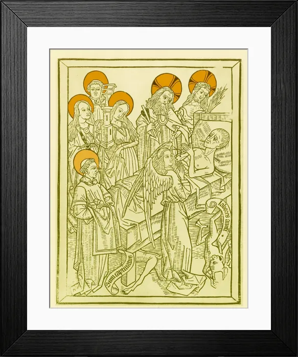 Framed Print : Art of Dying, Temptation of Pride, 15th Century Framed Print : Art of Dying, Temptation of Pride, 15th Century
