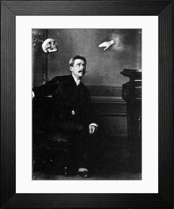 Framed Print : Ghostly Manifestation or Trick Photography? Framed Print : Ghostly Manifestation or Trick Photography?