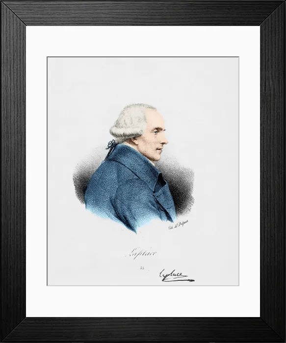 Framed Print : Pierre Simon Laplace, French Mathematician