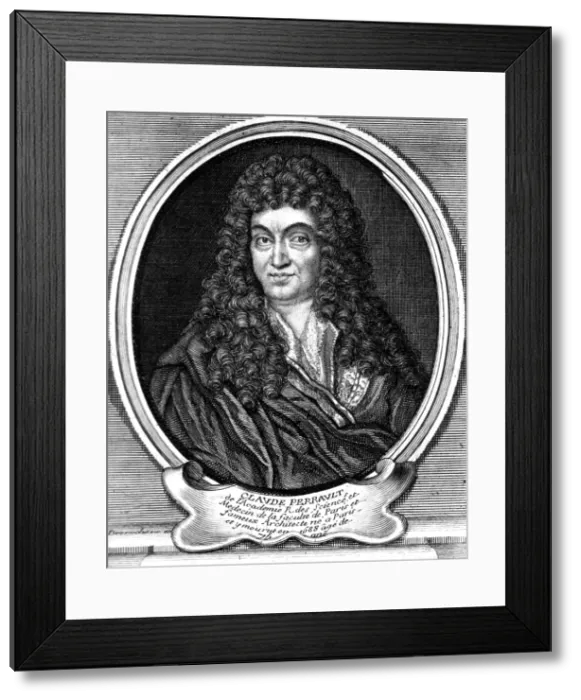 Framed Print : Claude Perrault, French Architect and Physician Framed Print : Claude Perrault, French Architect and Physician