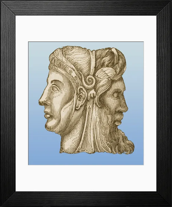 Framed Print : Janus, Roman god Framed Print : Janus, Roman god