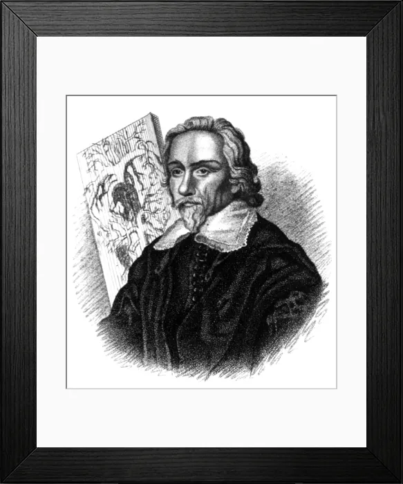Framed Print : William Harvey, English Physician