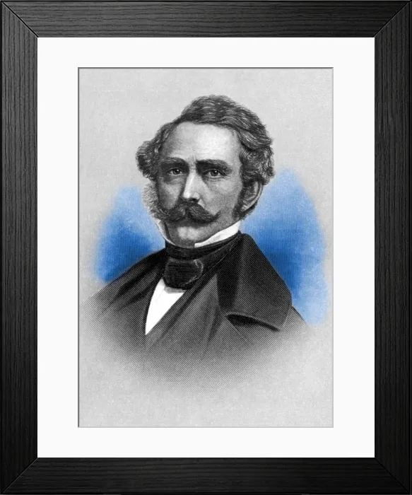 Framed Print : William Morton, American Dentist Framed Print : William Morton, American Dentist