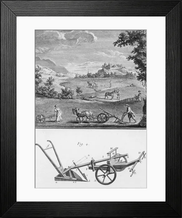 Framed Print : Agriculture, 17th Century Framed Print : Agriculture, 17th Century