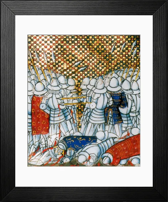Framed Print : Hundred Years War, Battle of Crecy, 1346